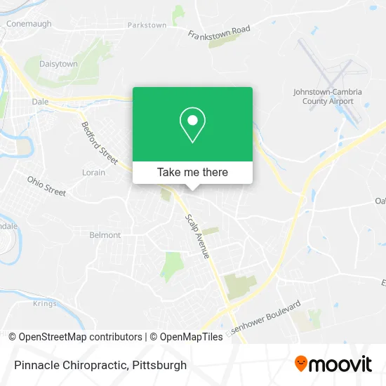 Pinnacle Chiropractic map
