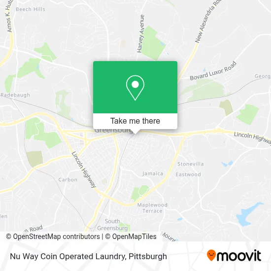 Nu Way Coin Operated Laundry map