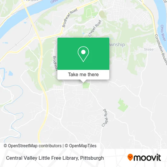 Central Valley Little Free Library map