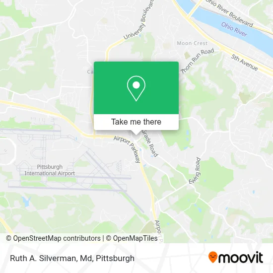 Ruth A. Silverman, Md map