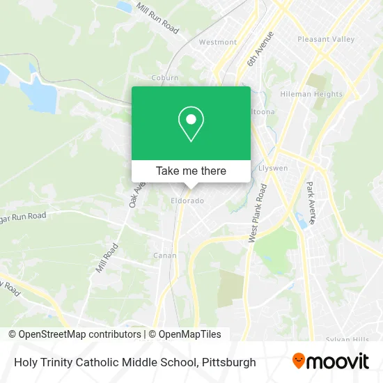 Holy Trinity Catholic Middle School map