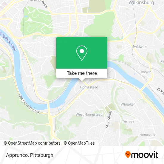 Apprunco map