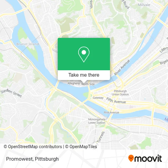 Promowest map