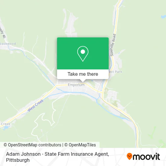 Adam Johnson - State Farm Insurance Agent map