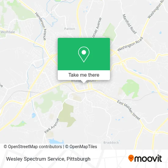 Wesley Spectrum Service map
