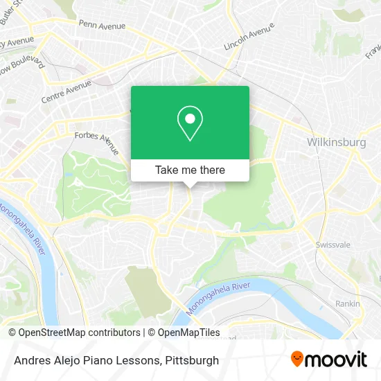 Andres Alejo Piano Lessons map