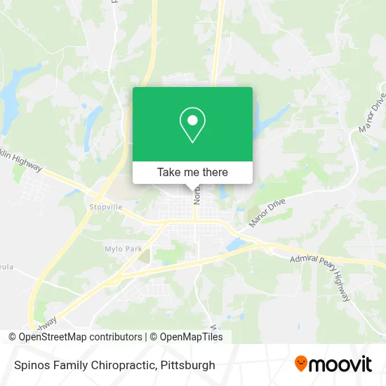 Spinos Family Chiropractic map