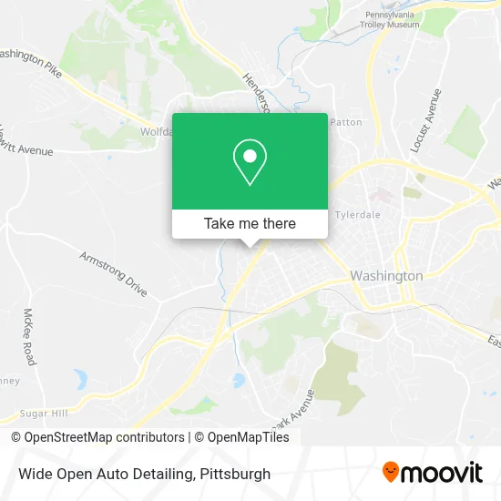 Wide Open Auto Detailing map