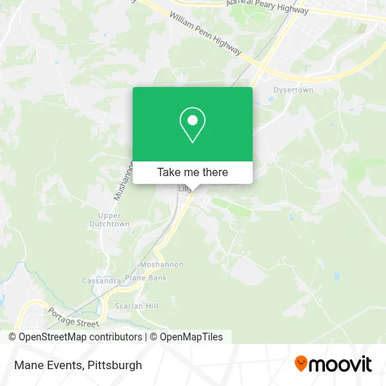 Mane Events map