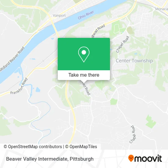 Beaver Valley Intermediate map