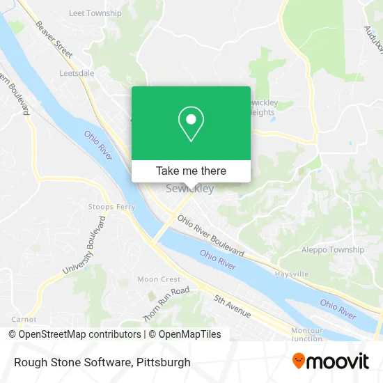 Rough Stone Software map