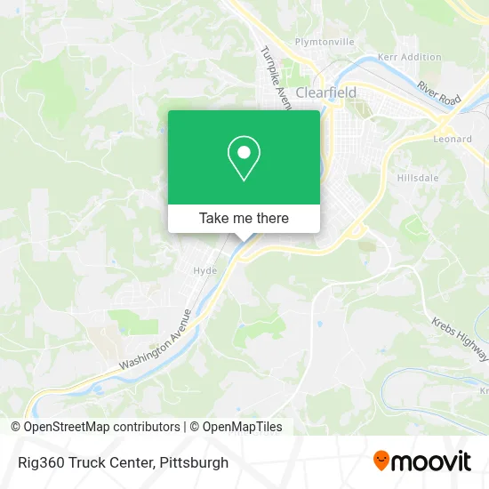 Rig360 Truck Center map