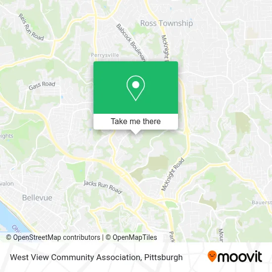 West View Community Association map