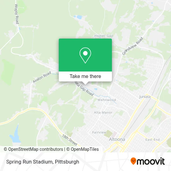 Spring Run Stadium map