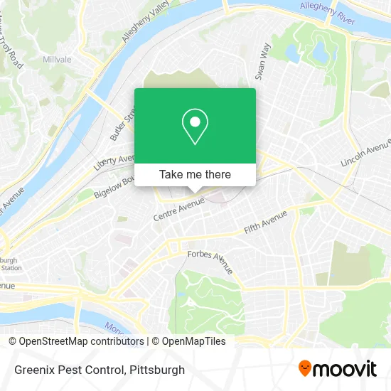 Greenix Pest Control map