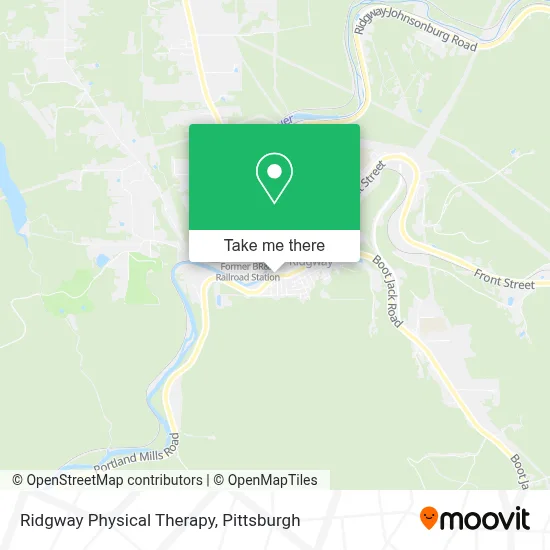 Ridgway Physical Therapy map