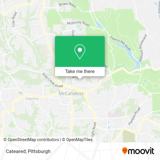 Cateared map