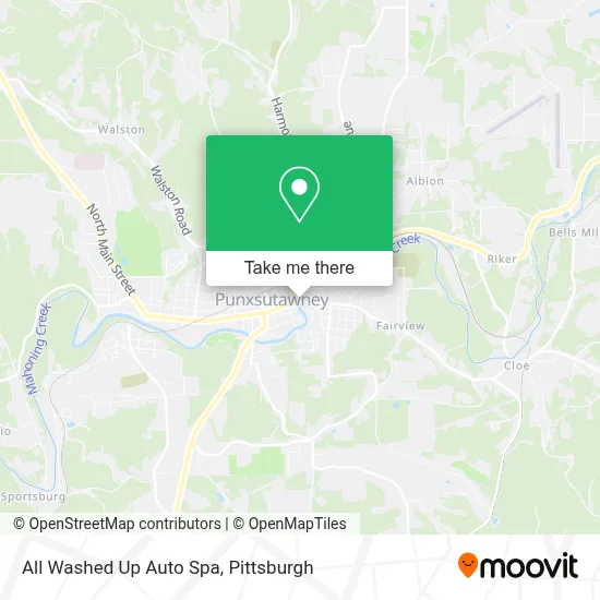 All Washed Up Auto Spa map