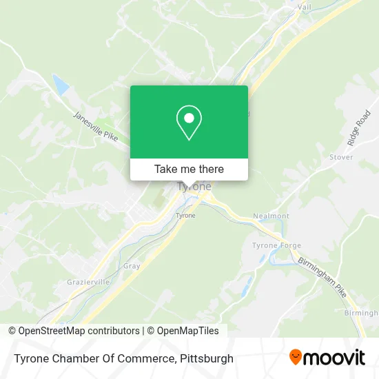 Tyrone Chamber Of Commerce map