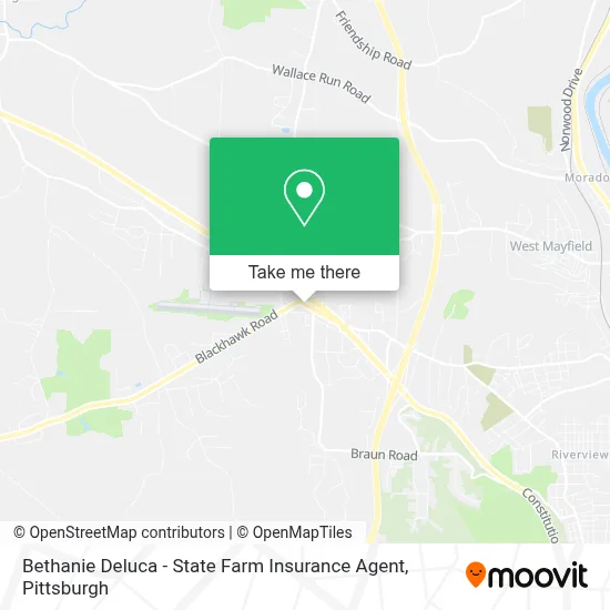Bethanie Deluca - State Farm Insurance Agent map