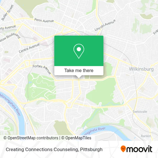 Creating Connections Counseling map