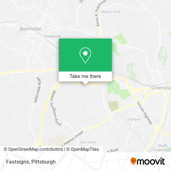 Fastsigns map