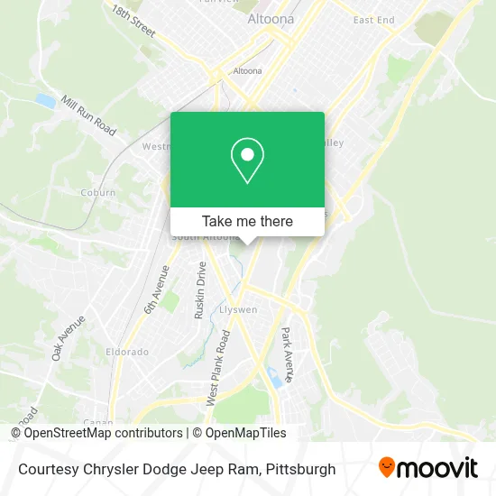 Courtesy Chrysler Dodge Jeep Ram map