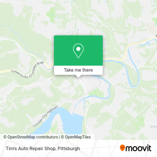 Tim's Auto Repair Shop map
