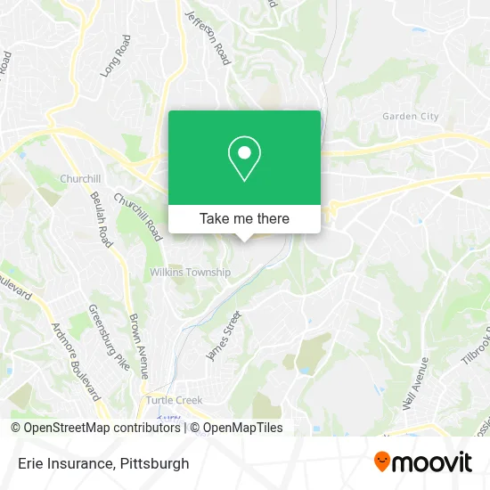 Erie Insurance map