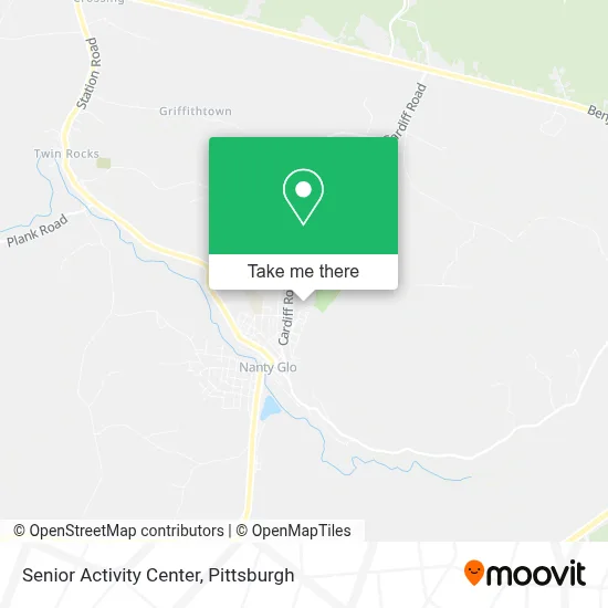 Senior Activity Center map