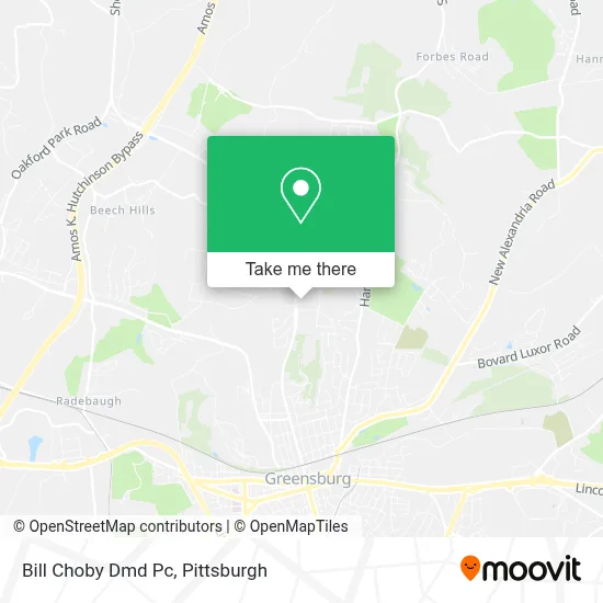 Bill Choby Dmd Pc map