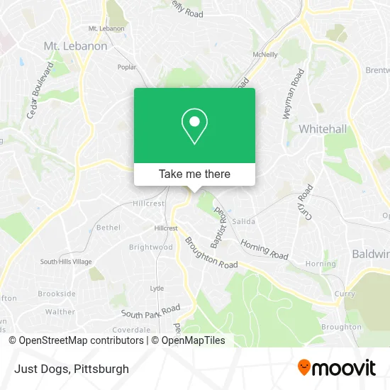 Just Dogs map