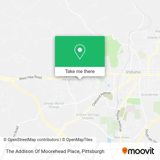 The Addison Of Moorehead Place map