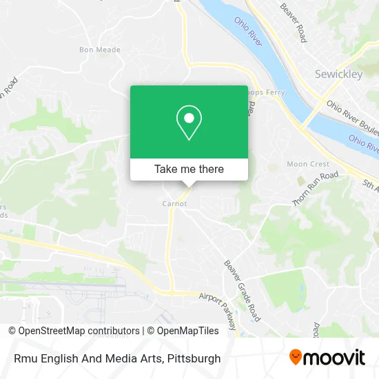 Rmu English And Media Arts map