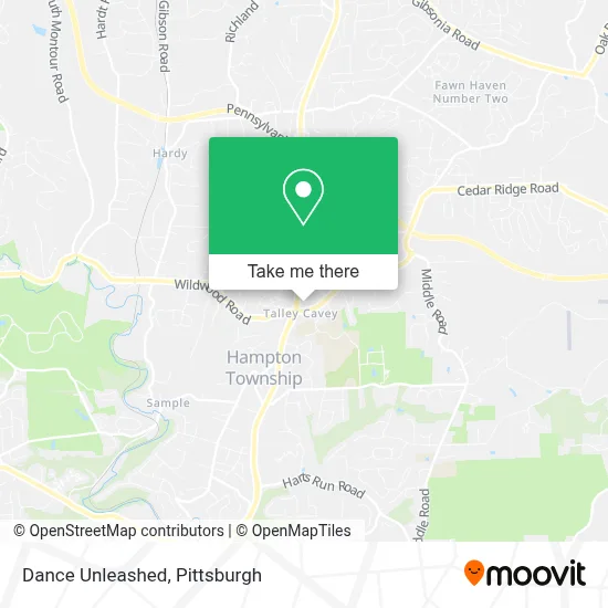 Dance Unleashed map