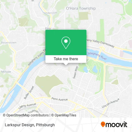 Larkspur Design map