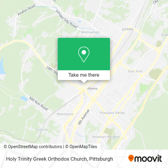 Holy Trinity Greek Orthodox Church map