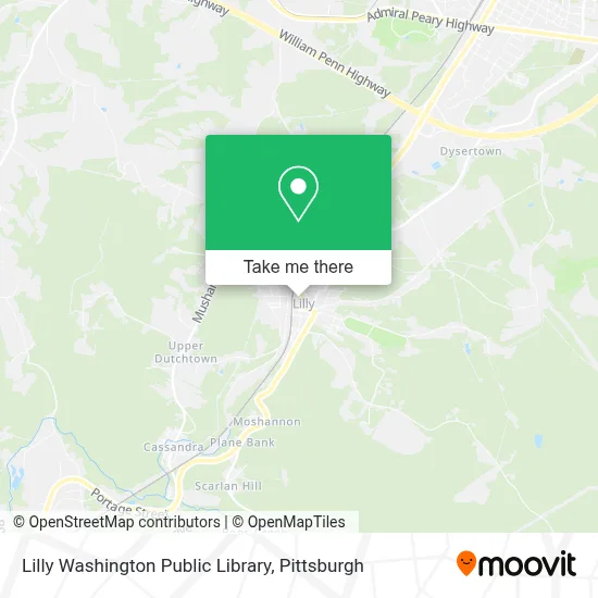Lilly Washington Public Library map