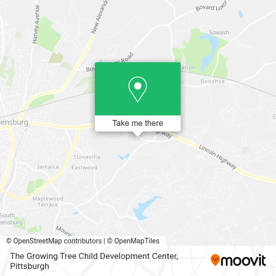 The Growing Tree Child Development Center map