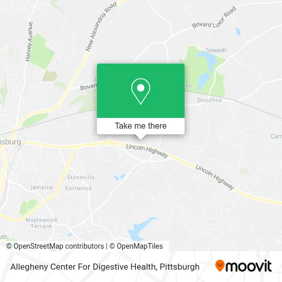 Allegheny Center For Digestive Health map