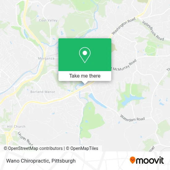 Wano Chiropractic map