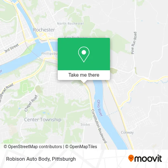 Robison Auto Body map