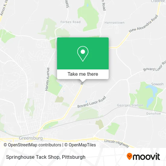 Springhouse Tack Shop map