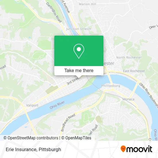 Erie Insurance map