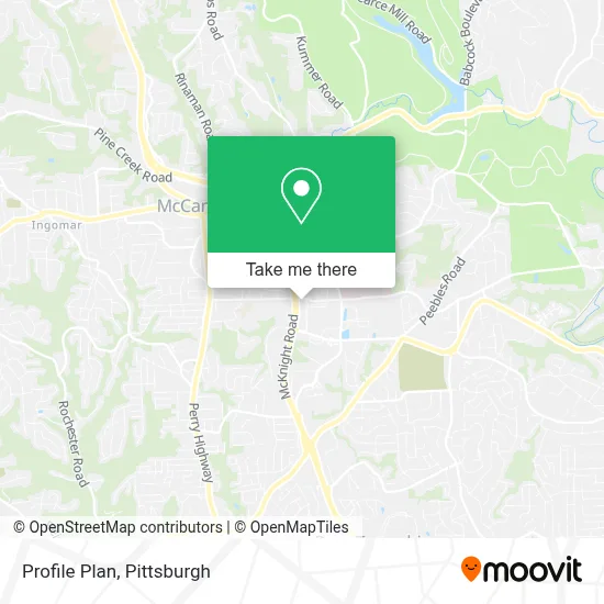 Profile Plan map