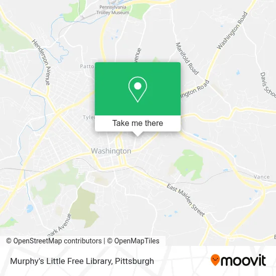 Murphy's Little Free Library map