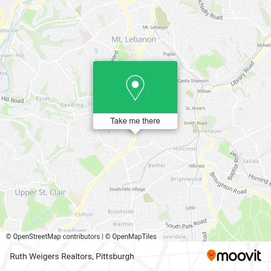 Ruth Weigers Realtors map