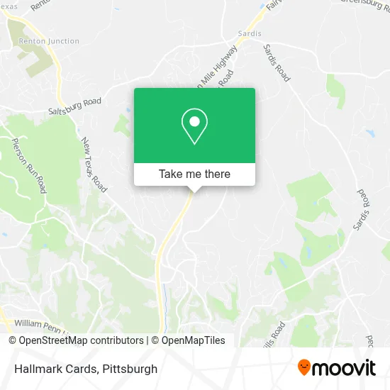 Hallmark Cards map