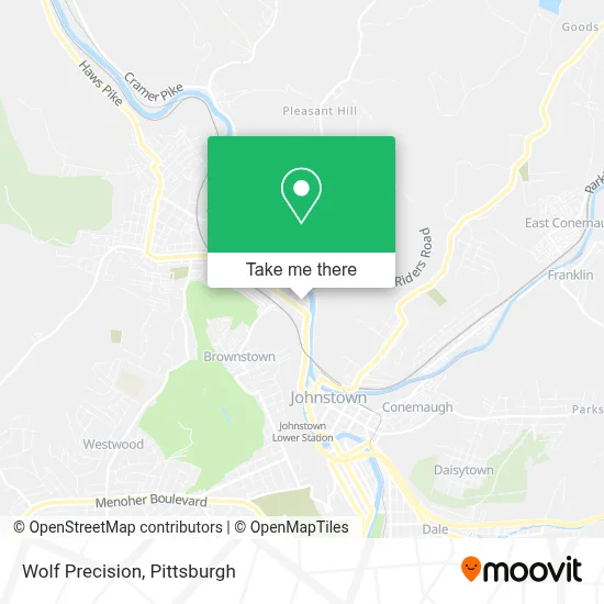 Wolf Precision map