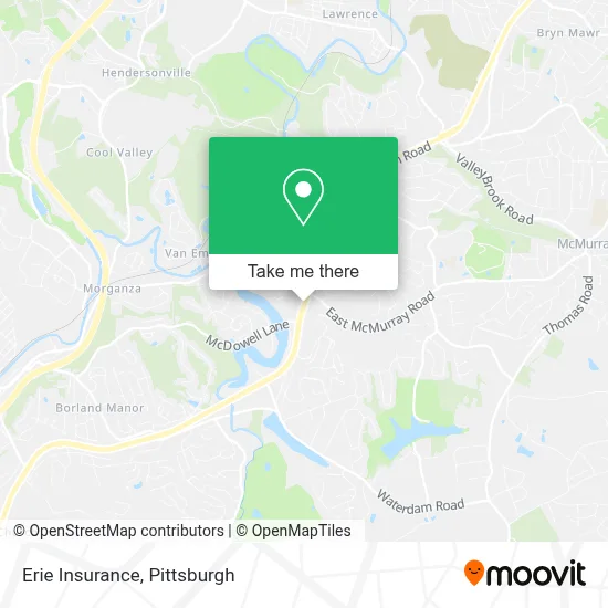 Erie Insurance map